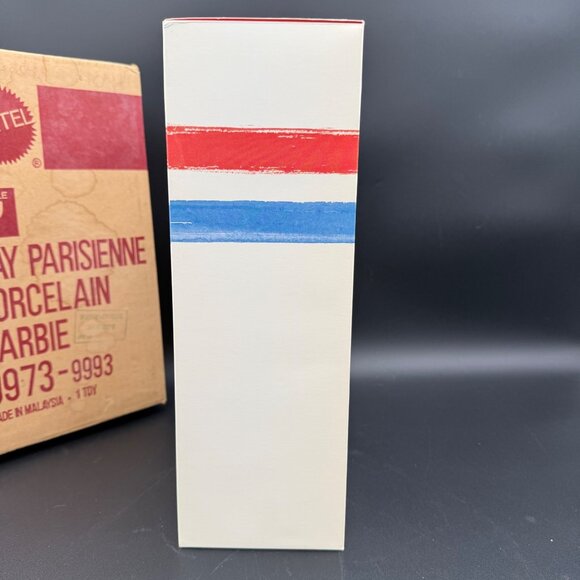 Barbie Gay Parisienne 1959 Repro Porcelain Mattel 9973-9993 Shipper Limited Edit - Picture 10 of 15